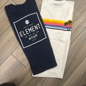 Boys bundle of 2 contemporary tee shirts (size Medium)..